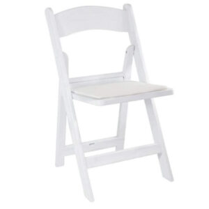 White Resin Chair